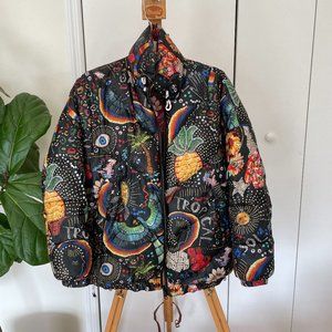 Reversible Farm Rio Puffer Jacket Size S